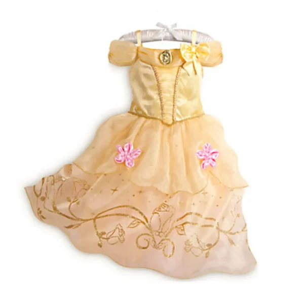 Little Girl Rapunzel Costume Party Fancy Princess Dress Christmas Cosplay Belle Sleeping Beauty Cinderella Carnival Disguise - Image 5