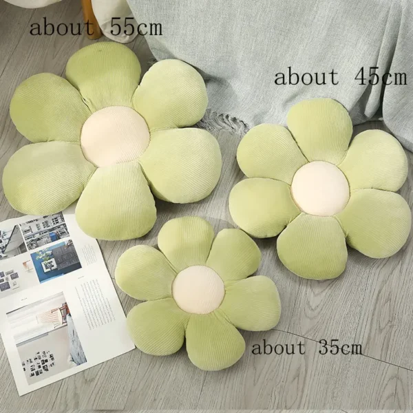 35/45cm Stuffed Six Petal Flower Cushion Girly Room Decor Sunflower Pillow Bay Window Pink Flower Sit Bedroom Seat Pillow - Image 5