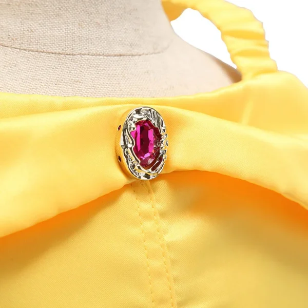 Kids Princess Dresses Girls Belle Party Costume Children Christmas Birthday Flower Clothes Beauty and the Beast Fancy Disguise - Image 5