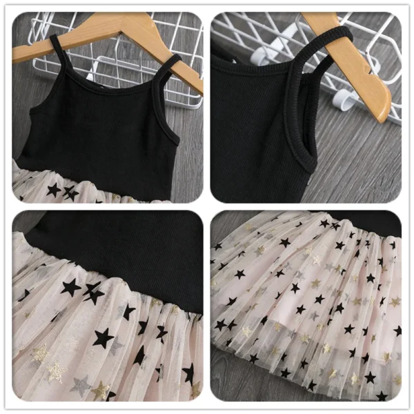 Little Girls Summer Dress for Kids Polka Dot Sling Tutu Princess Party Gown Birthday Wedding Children Clothing Girl Casual Dress - Image 3