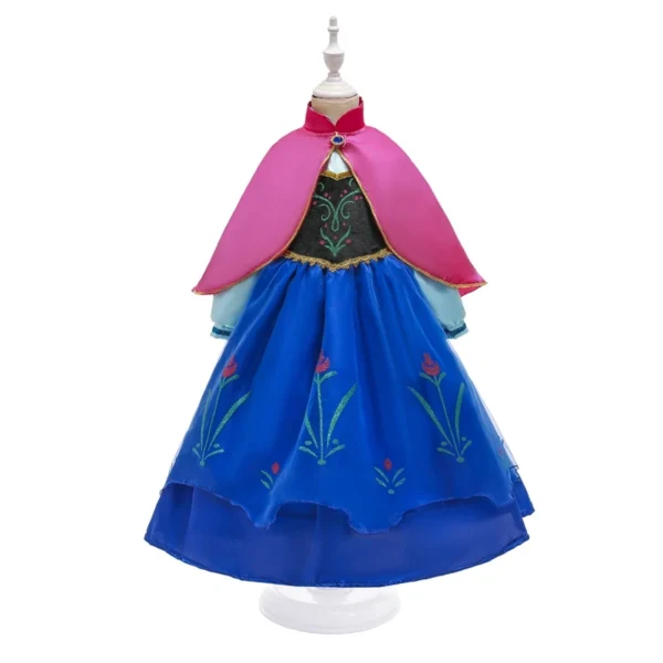 Princess Costume Girl Anna Dress 2 3 4 5 6 8 10 Years - Image 5