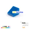 100pcs DIY Building Blocks Figure Smooth Bevel Bricks 1x1 Educational Creative Size Compatible With 54200 Toys for Children - Image 6
