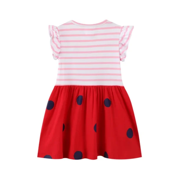 Jumping Meters New Arrival Girls Princess Dresses Cotton Stripe Children's Birthday Gift Toddler Costume Hot Selling Frocks - Image 5