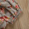 Summer Newborn Baby Girl Clothes Set Solid Color Short Sleeve Ruffle Romper Tops Flower Short Pants Headband 3Pcs Infant Outfits - Image 6
