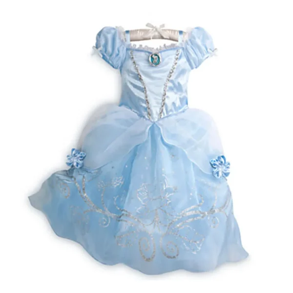 Little Girl Rapunzel Costume Party Fancy Princess Dress Christmas Cosplay Belle Sleeping Beauty Cinderella Carnival Disguise - Image 4