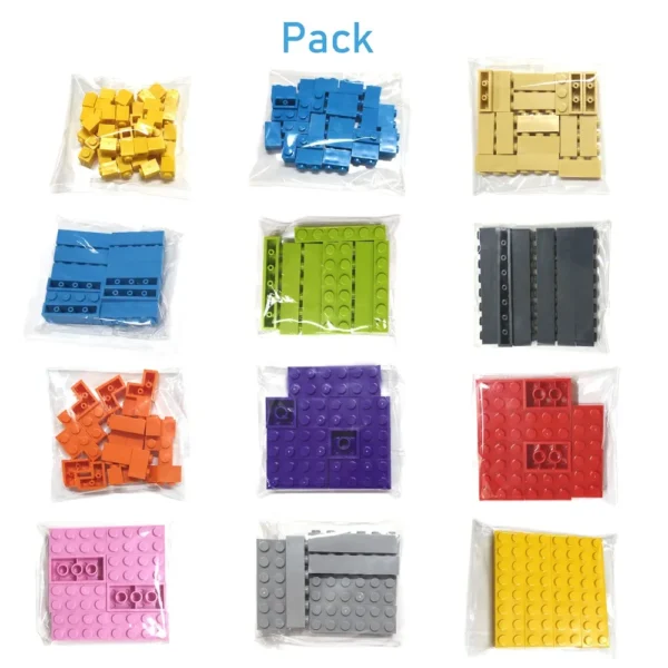 40pcs DIY Building Blocks Thick Figures Bricks 2x4 Dots Educational Creative Size Compatible With 3001 Plastic Toys for Children - Image 3