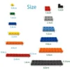 60pcs DIY Building Blocks Thin Figure Bricks 2x4 Dots Educational Creative Size Compatible With 3020 Plastic Toys for Children - Image 5
