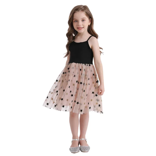 Little Girls Summer Dress for Kids Polka Dot Sling Tutu Princess Party Gown Birthday Wedding Children Clothing Girl Casual Dress - Image 4