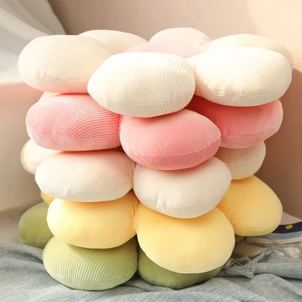35/45cm Stuffed Six Petal Flower Cushion Girly Room Decor Sunflower Pillow Bay Window Pink Flower Sit Bedroom Seat Pillow - Image 4