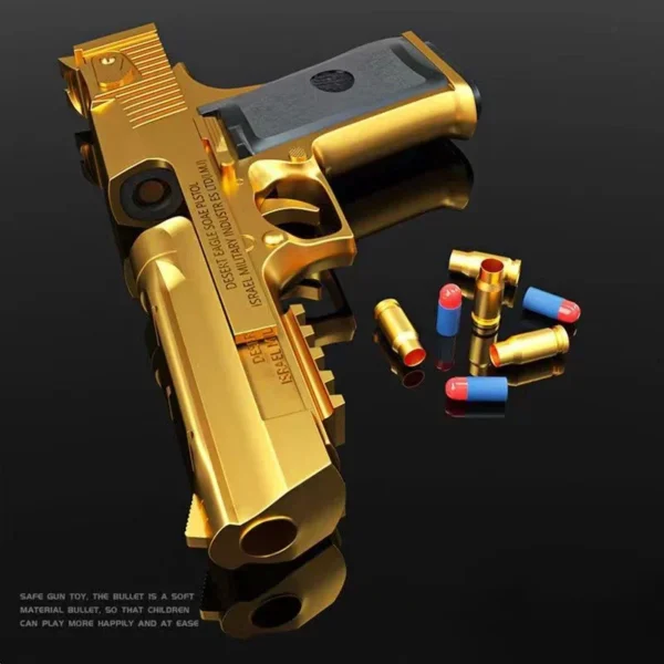 Desert Eagle Toy Gun Shell EjectionAirsoft Pistol Soft Foam Bullet Outdoor CS Weapon for Boys Girls Shooting Game Bitthday Gift - Image 5