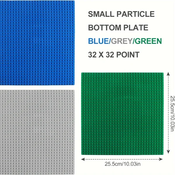 25.5*25.5cm 32x32 Baseplate Classic Building Blocks BASE PLATE BUILDING BLOCKS children bricks toy - Image 4