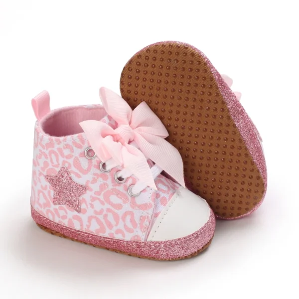 Spring and Autumn Women's Baby Casual Sports Shoes Soft Sole Anti slip Indoor and Outdoor Walking Shoes First Step Walking Shoes - Image 3