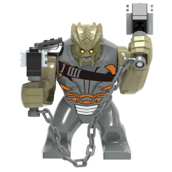 Building Blocks Marvel Transformation Figures Big Goblin Spiderman Iron Man Venom Captain Hawk Deadpool Technic Armor Gift Toys - Image 3