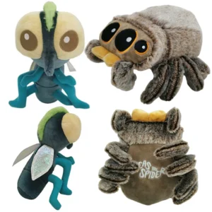 Stuffed Soft Animals Plushies Spider Little fly Toy Black Little Lucas Simulated Pillow Doll Anime Game Room Decora Kid Gift