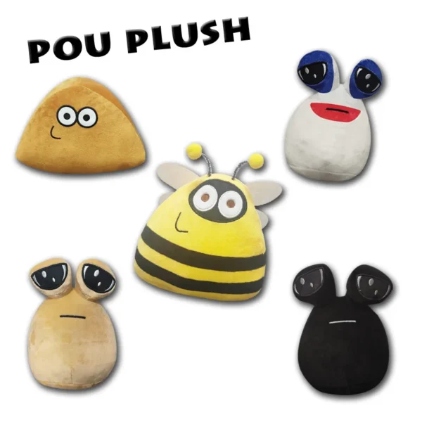 22cm/8.6in Pou Plush Cartoon Alien Toy Kawaii Stuffed Animal Doll Hot Game Figure Gifts for Fans - Image 2