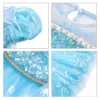 Disney Forzen Elsa Dress Kids Princess Cosplay Costume for Baby Girls Halloween Costume Girls 2-8 Years Christmas Birthday Gift - Image 5