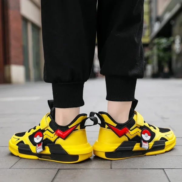 Kid Casual Sneakers Pikachu Children Cartoon Sports Shoes Boy Girl Student Running Shoe Breathable Lightweight Size EU28-39 - Image 3