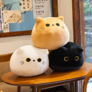 10/30CM Cat Doll Small Pendant Cuddly Pillow Cushion Ins Black Cat Plush Toy Doll for Girl Gift Plushie Stuffed Toys
