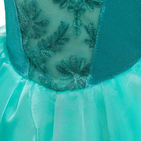Girls Mermaid Costume For Girls Ariel Princess Mesh Long Gown Kids Oufit Girls Dress Halloween Birthday Gift Party Dress - Image 6