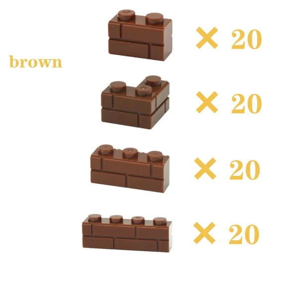DIY Building Blocks Figures City MOC Thick Wall Bricks Educational Creative Toys for Children Size Compatible with All Brands - Image 6