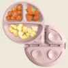 1PCS Baby Sucker Silicone Dining Plate BPA Free Children Dishes Suction Toddle Training Tableware Kids Feeding Bowls Baby Stuff - Image 6