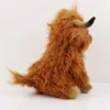 25cm Simulation Highland Cow Plush Animal Doll Soft Stuffed Highland Cow Plush Toy Kawaii Kids Baby Gift Toy Home Room Decor - Image 6