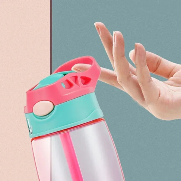 Kids Water Sippy Cup Creative Cartoon Baby Feeding Cups with Straws Leakproof Water Bottles Outdoor Portable Children's Cups - Image 4