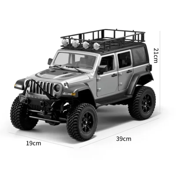 RC Crawler 4x4 Car MN128 2.4G Climbing Buggy Professional with LED Light Full Scale Remote Control Cars Toys for Boys Gift - Image 6
