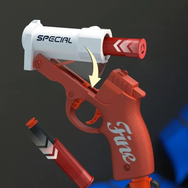 Mini S686 Shell Throwing Soft Bullet Launcher Toy Gun Airsoft Foam Bullet Blaster CS Outdoor Weapon Children Pistol - Image 3