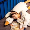 Gaint White Goose Plush Toy Super Soft Goose Stuffed Animals Plushie Huging Pillow Yellow Duck Peluche Birthday Gifts for Kids - Image 4