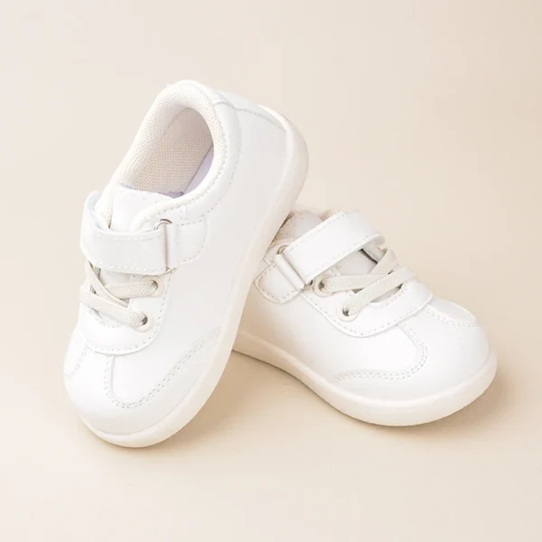 Girls Lovely Pink Daily Outdoor Low Top Soft Flat Sports Sneakers Kids Casual Shoes EK9S49 - Image 5