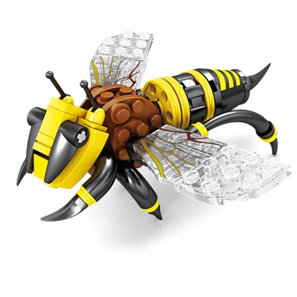 Creative Building Blocks Insect Model Bee Dragonfly Ant Mantis Children's Assembled Toys Interesting Animal Ornaments Gifts - Image 6