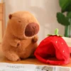 23cm Capybara Plush Simulation Capibara Anime Fluffty Toy Cute Doll Stuffed Animals Soft Doll Plush Christmas Thanksgiving Gift - Image 6