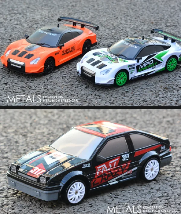 20Km/h RC Car Toys 1/24 2.4G High Speed Remote Control Mini Scale Model Vehicle Electric AE86 Drift Racing Car Gift for Kids - Image 2