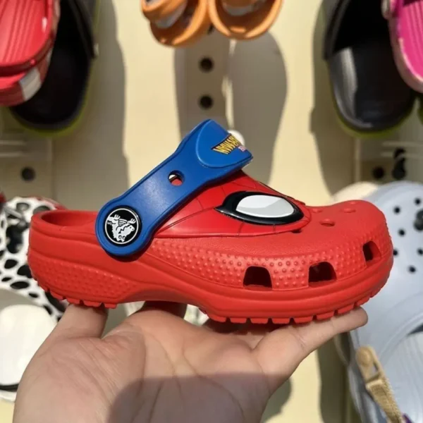 Cartoon Sandals Slippers Red Boys Girls Beach Casual Shoes Breathable Jelly Garden Hollow-out EVA Beach Shoes Size 25-35 - Image 3
