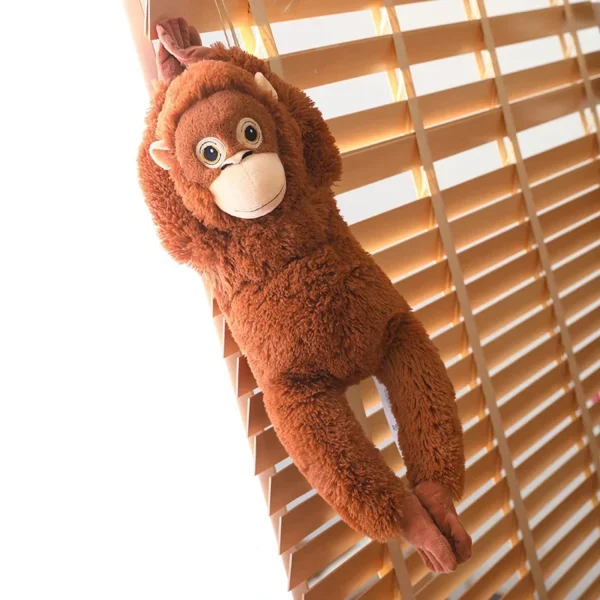 66cm Cartoon Gorilla Plush Toy Chimpanzees Monkey Soft Stuffed Doll Backpack Car Bag Room Decor Kid Gift - Image 6