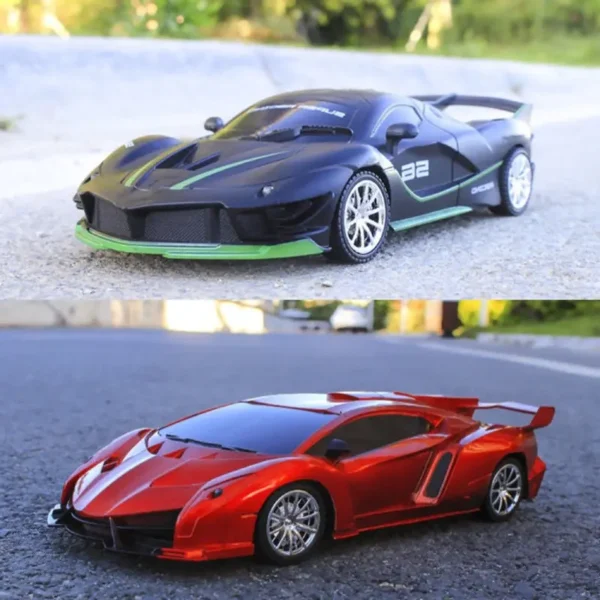 1/18 RC Car LED Light 2.4G Radio Remote Control Sports Cars For Children Racing High Speed Drive Vehicle Drift Boys Girls Toys - Image 6