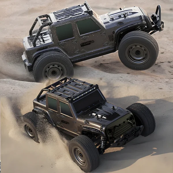 16103 Fast Rc Cars 50km/h 1/16 Off Road 4WD with LED Headlights,2.4G Waterproof Remote Control Monster Truck for Adults and Kids - Image 6