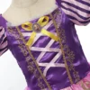Disney Rapunzel Princess Dress Girl Purple Puff Sleeve Cosplay Tangled Costume Halloween Vestido Kids Birthday Ball Gown Clothes - Image 5