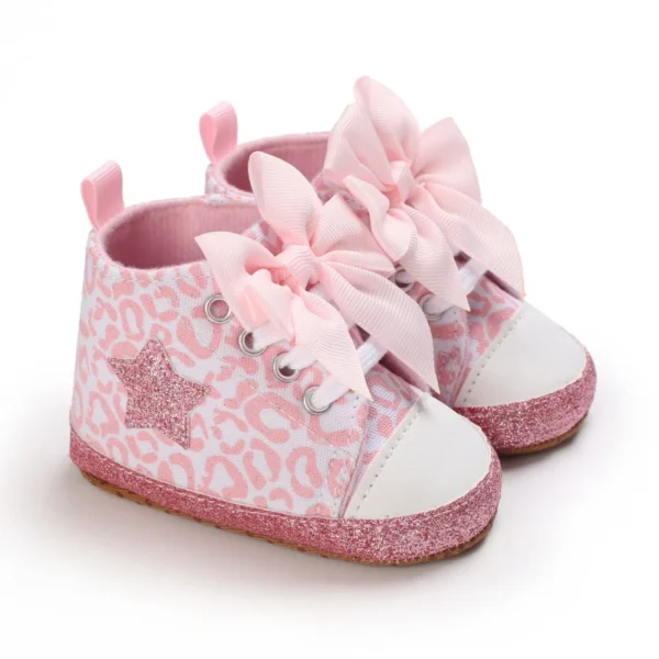 Spring and Autumn Women's Baby Casual Sports Shoes Soft Sole Anti slip Indoor and Outdoor Walking Shoes First Step Walking Shoes - Image 2