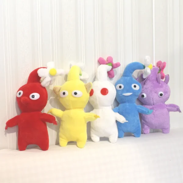 15CM Pikmin Plushie Doll Game Olimar Flower Leaves Bud Chappy Bulborb Soft Stuffed Toy Red Yellow Gift for Kids Fans Birthday - Image 2