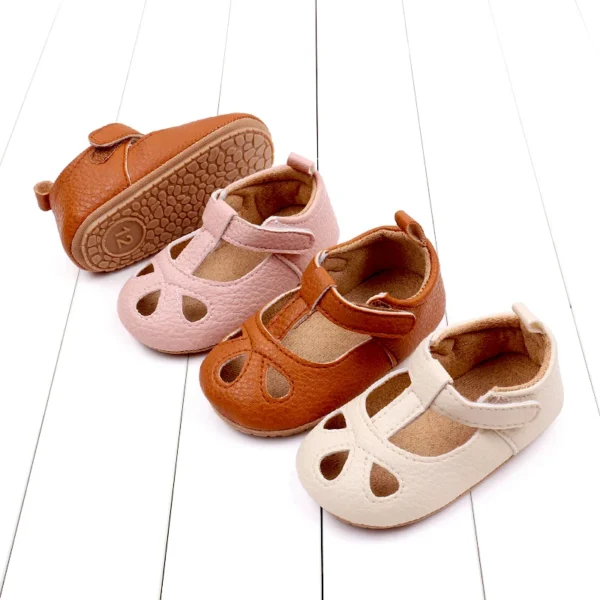 Baby Spring and Summer Sandal Girls and Boys 0-18 Months First Step Shoes Casual Walking Hollow Breathable Fanshion Anti-slip - Image 2