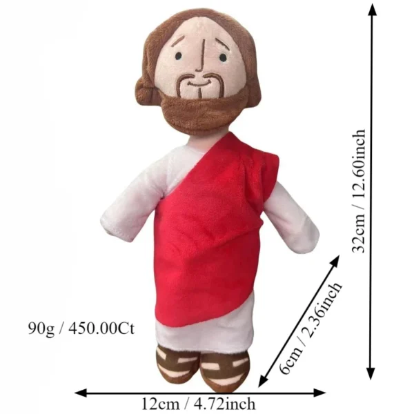 yesu new jesus plush doll thanksgiving gift doll spot jesus pillow - Image 3
