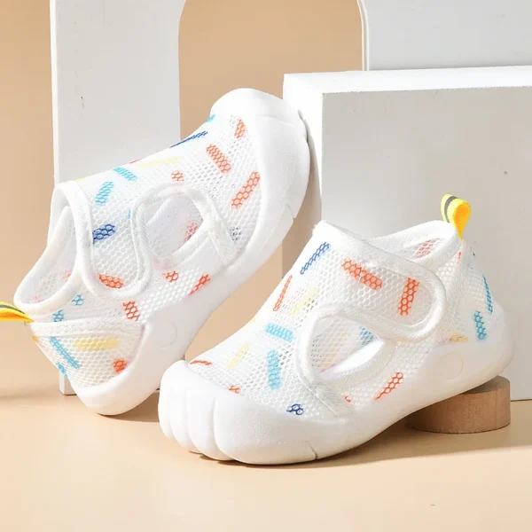 Summer Breathable Mesh Kids Sandals Baby Unisex Casual Shoes Anti-slip Soft Sole First Walkers Infant Lightweight Shoes Tenis - Image 4