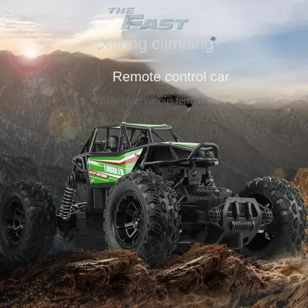 Alloy climbing mountain monster 4WD remote control car toy model 1:16 off-road vehicle rock climbing car remote control for chil - Image 4