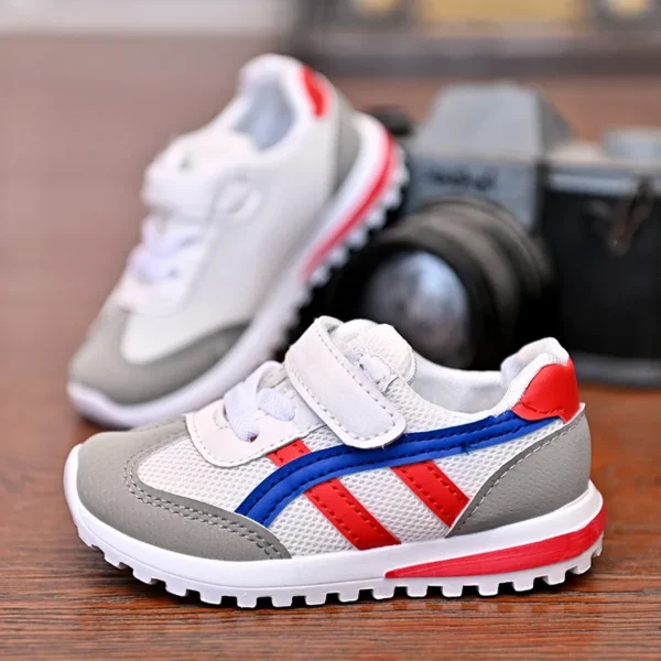 Children's Popular Outdoor Sports Shoes Children Breathable Mesh Running Shoes Baby Comfortable Sports Shoes Boys Casual Sneaker - Image 4