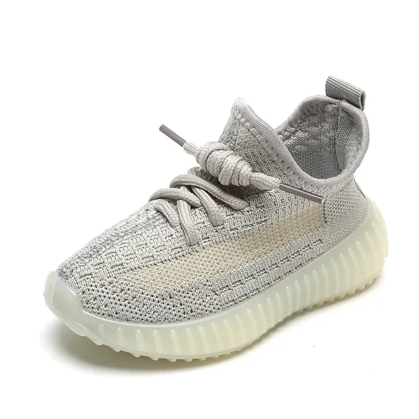 Children'S Iightweight Casual Coconut Shoes Woven With Rubber Soles For Babies, Boys And Girls. Non Slip Outdoor Sports Mesh Bre - Image 5