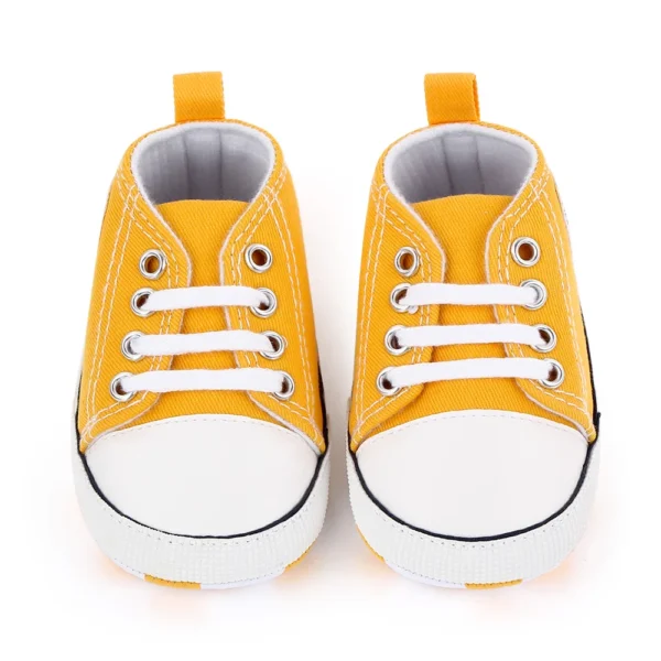 New Baby Shoes Boys Girls Classic Canvas Casual Sneakers Newborn First Walker Toddler Soft Sole Non-Slip Walking Shoes D2486 - Image 4