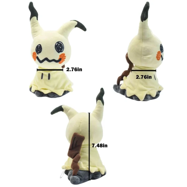 Mimikyu Eevee Stuffed Plush Toy,Birthday Kids Gifts,Christmas,Anime Character Dolls 7" - Image 3