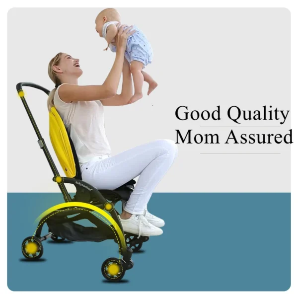 Lightweight Baby Stroller Travel Portable Pram Infant Trolley 0~36 Month Baby Stroller Can Bring On Board Two Way Pushchair - Image 3
